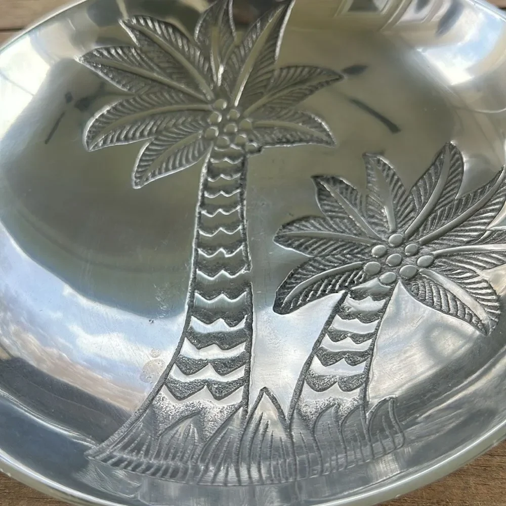IHI Indian Palm Tree Decorative Bowl